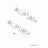 Схема вузла: Балансувальний вал (Model n) для Suzuki DR650 DR650S