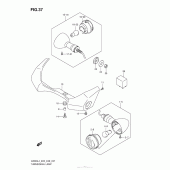 Схема вузла: Поворотники для Suzuki VZ800 Boulevard M50