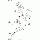 Схема вузла: Система вентиляції бензобака (Sfv650L5 E33) для Suzuki SFV650 Gladius