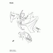 Схема узла: Передний обтекатель (An650l1 e19) для Suzuki AN650 Burgman (EU analogue of SkyWave)