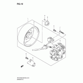 Схема вузла: Статор & Ротор для Suzuki DR-Z70