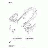 Схема вузла: Бічні панелі для Suzuki GW250 Inazuma