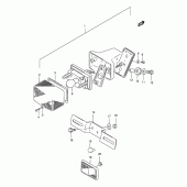 Схема вузла: Задній ліхтар (Стоп-сигнал) для Suzuki DR125