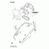 Схема узла: Опоры пассажира (An650ak5) для Suzuki AN650 Burgman (EU analogue of SkyWave)