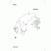 Схема узла: Заднее крыло для Suzuki GZ125 Marauder