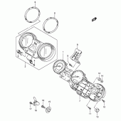 Схема вузла: Спідометр (Model k2/k3) для Suzuki DL1000 V-Strom