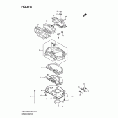Схема вузла: Спідометр (Vzr1800l0/ufl0) для Suzuki VZR1800 Intruder M1800R/ Boulevard M109R