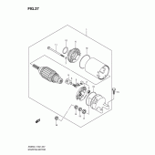 Схема узла: Стартер электрический для Suzuki AN650 Burgman (EU analogue of SkyWave)