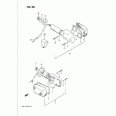 Схема вузла: Поворотники для Suzuki GSX-R1100