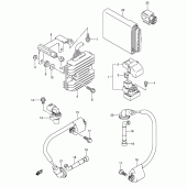 Схема вузла: Електроустаткування (Sv1000/u1/u2) для Suzuki SV1000