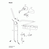Схема вузла: Кермо & Тросики для Suzuki GSF650 Bandit S