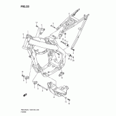 Схема узла: Рама для Suzuki RMX450