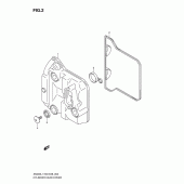 Схема вузла: Клапанна кришка Suzuki AN400 Burgman (EU analogue of SkyWave)