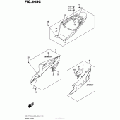 Схема вузла: Бічні панелі (Kgl) для Suzuki GSX-R750