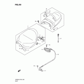 Схема вузла: Сидіння для Suzuki VZ800 Intruder M800/ Boulevard M50