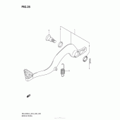 Схема вузла: Лапка гальма для Suzuki RM-Z450