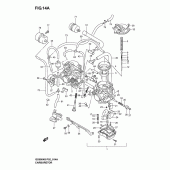 Схема узла: Карбюратор (Model k4/k5/k6) для Suzuki GS500