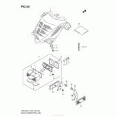 Схема вузла: Задній ліхтар (Стоп-сигнал) (Vzr1800L4 E03) для Suzuki VZR1800 Boulevard M109R