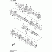 Схема узла: Трансмиссия для Suzuki VZ800 Boulevard M50