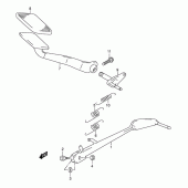 Схема вузла: Підставка для Suzuki VL1500 Intruder LC
