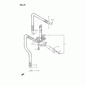 Схема вузла: Паливний кран (Model n/p) для Suzuki GSX-R750