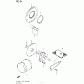 Схема узла: Масляный насос для Suzuki VL1500 Boulevard C90