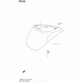 Схема узла: Накладка топливного бака для Suzuki VL800 Boulevard C50 B.O.S.S.