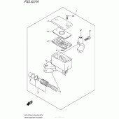 Схема вузла: Передній гальмівний циліндр Suzuki GSX-S750