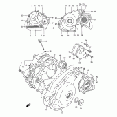 Схема узла: Крышки картера для Suzuki DR800