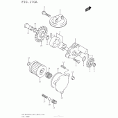 Схема вузла: Масляний насос для Suzuki DR-Z400 DR-Z400S