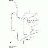 Схема узла: Руль & Тросики для Suzuki AN650 Burgman (EU analogue of SkyWave)