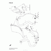Схема узла: Патрубок системы охлаждения для Suzuki GSX1300 Hayabusa