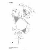 Схема узла: Радиатор (Gsx-R1000Zl3 E33) для Suzuki GSX-R1000