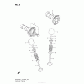 Схема узла: Распредвал & Клапан для Suzuki RM-Z250