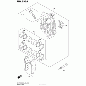 Схема вузла: Передній гальмівний супорт для Suzuki GSX-R750