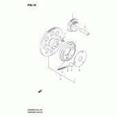 Схема узла: Привод стартера для Suzuki GS500