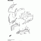 Схема вузла: Air Intake Pipe (YSF) для Suzuki GSX-R1000