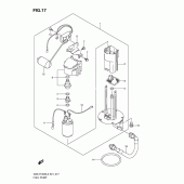 Схема узла: Топливный насос для Suzuki GSX-R1000