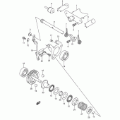 Схема вузла: Клапан вихлопу (Model k4/k5/k6) для Suzuki RM125