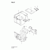 Схема узла: Держатель инструмента для Suzuki VZ1500 Intruder M1500