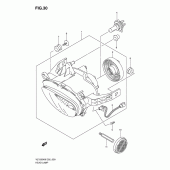 Схема узла: Фара для Suzuki VZ1500 Intruder M1500