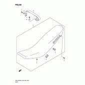 Схема узла: Сиденье для Suzuki DR-Z400 DR-Z400S