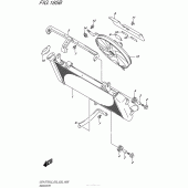 Схема вузла: Радіатор (Gsx-S750Al5 E28) для Suzuki GSX-S750