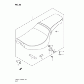 Схема узла: Сиденье для Suzuki LS650 Boulevard S40