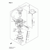 Схема узла: Карбюратор для Suzuki DR650 DR650SE