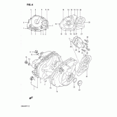 Схема вузла: Кришки картера для Suzuki DR650 DR650R