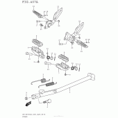 Схема вузла: Підставка для Suzuki DR-Z400 DR-Z400S
