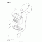 Схема узла: Аккумулятор для Suzuki GSX-R750