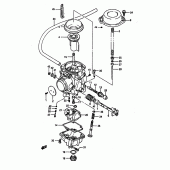 Схема узла: Карбюратор для Suzuki DR650 DR650S