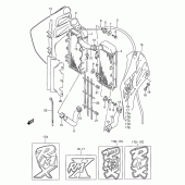 Схема вузла: Радіатор (Model k/l/m/n) для Suzuki RMX250